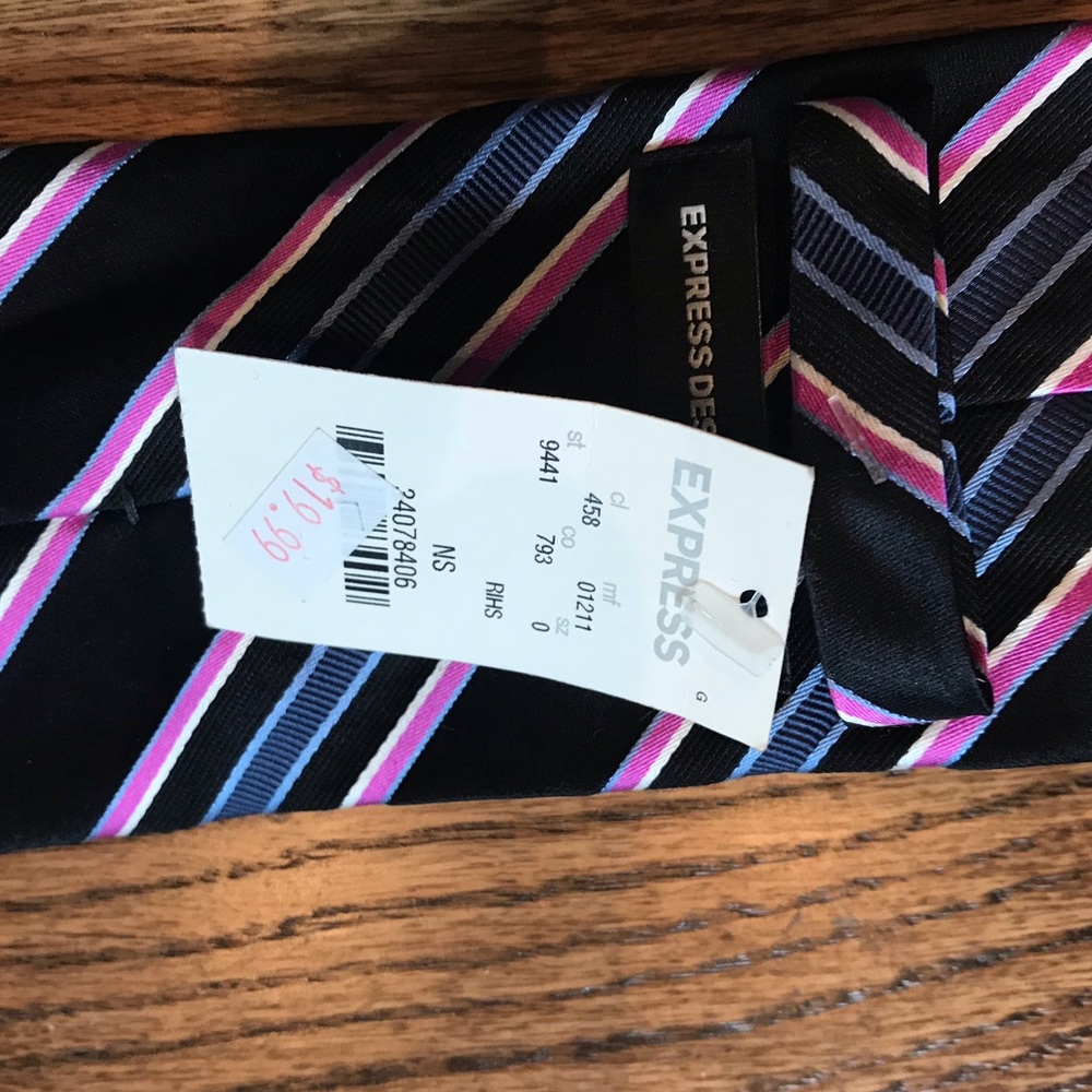 3 express fashion ties. 1 new two used